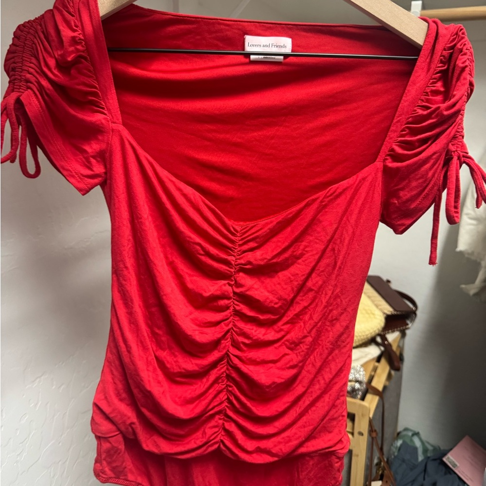 Lovers + Friends Scarlet Body Suit